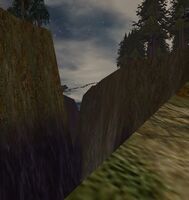 Canyon and bridge in the Viridian Rise