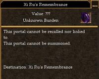 Xi Ru's Remembrance